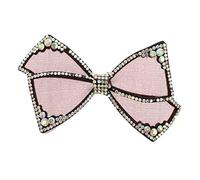 Homoyoyo Fiocco a Forcina Barrette Floreale Fermagli Per a Farfalla Nozze Decorativo Che Fa i Primi Passi Carino Piccolo Reti Cristallo Rosso