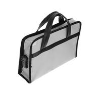Homoyoyo Fireproof Business Briefcase For Documents Lightweight Portable With Fiberglass Fire Resistance Organizer For Office Meetings And Laptop Storage