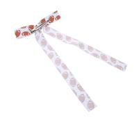 Homoyoyo forcina ad arco Bows Clip per Carnival Hairpin fermagli per con fiocco vintage mollette per da donna tornante di carnevale stoffa bianca