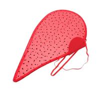 Homoyoyo Forma di Cuore Accessorio Romantico per Donna con Cinturini Elastici Rosse in Garza e Feltro Facile da Indossare di Grande Impatto Visivo per Feste di San Valentino e Halloween