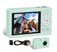 Homoyoyo Fotocamera Digitale Verde Vintage con Zoom Memoria -shake per Adolescenti per Viaggi e Scatti Quotidiani