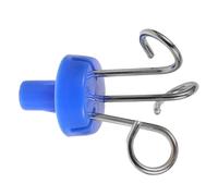 Homoyoyo Gancio Per Porta Infusione in Acciaio Inossidabile e Plastica, Accessorio Per Porta Infusione 3 Ganci, Resistente e Leggero, Adatto Per Clinica e Uso Ospedaliero