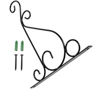 Homoyoyo Gancio Portavasi da Parete in Ferro Resistente per Piante Sospese e Lanterne Supporto Decorativo per Interni ed Esterni Stile Moderno e Antiruggine