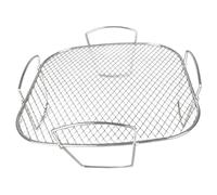 Homoyoyo Graticola in Acciaio Resistente per Friggitrice ad Aria Multiuso per Grigliare e Cuocere a Vapore Versatile per Microonde e Pentole