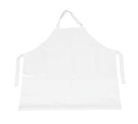 Homoyoyo Grembiule da Cucina in Tpu Bianco Resistente Strappi Design Semplice per Ristorante e Mensa
