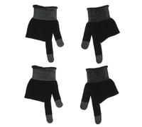 Homoyoyo Guanti Touch Screen Per Gaming Copri Dita in Fibra Di Carbonio Guanti Leggeri Tessuto Elasticizzato e Traspirante