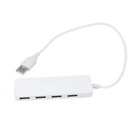 Homoyoyo Hub USB Porte Bianco Hub Converter Plug Play Estensore USB Multiporta per PC Laptop Supporto Hot Connessione e Ricarica Multipla