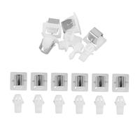 Homoyoyo Kit 10 Pezzi Chiusure Per Porta Asciugatrice Compatibili, Blocchi e Serrature a Camma Per Elettrodomestici, Accessori Di Ricambio Per Sportello Installazione Intuitiva e Uso Multiuso Per Casa