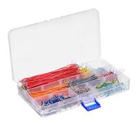 Homoyoyo Kit Jumper Breadboard da 840 Fili in Alluminio e Plastica, Set di Cavi Jumper Multicolore e Flessibile per Prototipi Pcb, Progetti Elettronici Fai da Te e Assemblaggi di Cablaggio