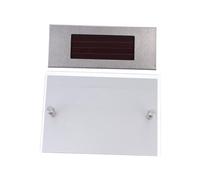 Homoyoyo Lampada LED Solare con Rilevatore di Movimento per Targa Civico Esterna e Durevole Luce Solare da Parete con Rilevamento Corpo Risparmio Energetico e Facile Installazione