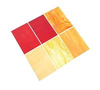 Homoyoyo Lastre Vetro Colorato per Chiesa Confezione da 6 Pezzi Effetto Increspatura dell'Acqua Vetro Trasparente Giallo Arancione e Rosso per Decorazioni Artistiche