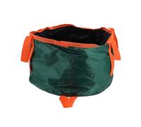 Homoyoyo Lavabo Portatile Pieghevole per Esterni, Bacinella per Lavare Viso e Piedi, Catino da Viaggio Leggero in Poliestere Resistente, per Campeggio e Hotel, Verde Scuro
