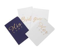 Homoyoyo Libri per Voti Nuziali Eleganti per Sposa e Sposo Taccuini per Giuramenti Matrimonio Cartaceo Bianco con Design Regali Utili per Cerimonie e Feste