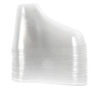 Homoyoyo Manichini Piedi Trasparenti per Bambini, Supporti per Stivaletti e Calzini in Plastica Resistente, Modellatori Scarpe Primi Passi, Set da 40 Pezzi per Esposizione e Mantenimento