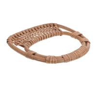 Homoyoyo Manici per Borse in bambù Intrecciato 15x14 Cm Accessori per Borse Fai da Te Impugnatura Decorativa di Ricambio e Tote da Donna