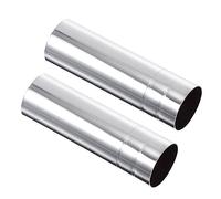 Homoyoyo Manicotti Per Portalampada Per Lampadario in Cristallo, Copribase Lampada in Ferro 25x80 Mm, Set 2 Pezzi Per Lampadari Stile Europeo Retrò