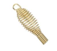 Homoyoyo Maniglia a Molla in Acciaio Inossidabile per Barbecue e Stufa Impugnatura Safe Touch Antiscottatura Maniglia per Fornello da Esterno e Affumicatore Ricambio Resistente per