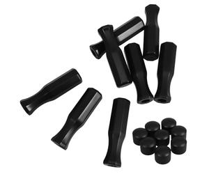 Homoyoyo Maniglie Antiscivolo per Calcio Balilla da Tavolo, Set 16 Pezzi in Plastica Resistente, Impugnature Sostituibili Design Verticale Ergonomico per Giochi Arcade e Biliardino Adulto