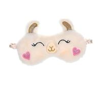 Homoyoyo Maschera Occhi Sonno Alpaca Design Morbida e Confortevole Copertura Oscurante per Donne e Ragazze per Viaggi e Relax