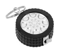 Homoyoyo Mini metro a nastro portachiavi per cucire trasferimento di calore portachiavi metro a nastro portachiavi in plastica alla moda