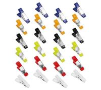 Homoyoyo Morsetti a Molla Piccoli e Resistenti 24 Pezzi, Mini Clip per Lavorazione del Legno e Giardinaggio, Morsetti Industriali per Tende e Artigianato, per Campeggio e Fissaggi Multiuso