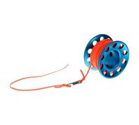 Homoyoyo Mulinello in Alluminio per Immersioni Subacquee, Bobina per Boa da Immersione Clip a Scatto Robusta, Accessorio Subacqueo per Mappatura e Ricerca in Grotta, Set 15m Blu