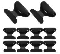 Homoyoyo Naselli Aumentano e Nero 5 Silicone Antiscivolo Occhiali in Paia per L'altezza e Riducono Carico Montature Sul Naso, per Uso Quotidiano