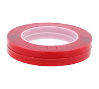 Homoyoyo Nastro Biadesivo Trasparente per Unghie 2 Pezzi 10Mm X 10M Acrilico Resistente per Espositori Nail Art Saloni di Bellezza Uso Personale