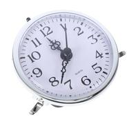 Homoyoyo Orologio Artigianale Decorazione casa Grandi cornici Rotonde novità Orologi in Miniatura Immagine Orologio Pittura a Cornice Circolare Inserto Orologio Rotondo plastica Silver