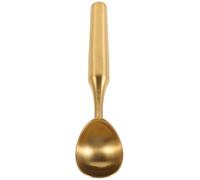 Homoyoyo Paletta Gelato in Acciaio Resistente Dorato con Manico lungo Antigelo Porzionatore Multifunzione per Gelato Frutta e Palline di Melone Facile da Usare per Dessert Estivi