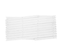 Homoyoyo Pannello Graticolato in Legno Bianco Estensibile per Piante Rampicanti Recinzione e Struttura da Giardino Multifunzionale per Uso Interno ed Esterno Supporto Regolabile per Pareti