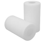 Homoyoyo Paralume Cilindrico in Vetro Bianco Latte 2 Pezzi E27 Paralume Alto e Stretto per Lampada da Tavolo da Comodino Compatibile per Lampade da Scrivania e Applique da Parete