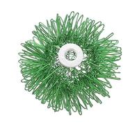 Homoyoyo Paralume in Alluminio Forma Dente Leone Copertura Decorativa per Luci da Giardino Accessorio per Lampade Diy Design Resistente e Atmosfera Verde