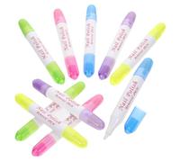 Homoyoyo Penna Correttore per Smalto 10 Pezzi per Manicure a Casa e Saloni Professionali, Portatile in Plastico, per Pulizia Bordi Unghie e Correzione Precisione