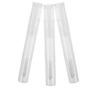 Homoyoyo Penna Vuota per Olio per Cuticole 3 Pezzi 5ml Trasparente Ricaricabile Testina in Velluto per Nail Art Cura Unghie Professionale e Uso Quotidiano