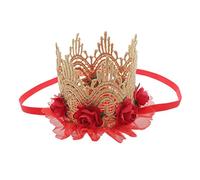 Homoyoyo Per I Bambini Baby Girl Hair Accessories Lace Headband 1St Princess First 1St Birthday Flower Girls Accessori Per Per Il Primo Compleanno Baby Girl Crown The Photo