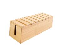 Homoyoyo Per in Legno Scatola Organizer Per Multipresa e Portatelefono Soluzione Da Scrivania Per Ufficio e Casa