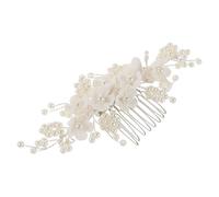 Homoyoyo Pettine per Capelli da Sposa Design Floreale Intricato Copricapo per Matrimonio Perle Finte Delicate Accessori per Capelli per Damigelle d Onore e Donne per Occasioni Speciali