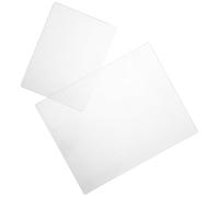 Homoyoyo Piastra in Gel Trasparente Riutilizzabile 7Mm Set 2 Pezzi per Stampa Artistica Tecniche Miste e Scrapbooking Lastre Flessibili per Decorazioni Fai da Te e Creazione Biglietti