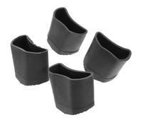 Homoyoyo Piedini di ricambio per scale domestiche - Piedini in gomma 43 x 25 mm - Piedini in gomma antiscivolo per scale e scalette - Piedini durevoli per piedi e protezione del pavimento