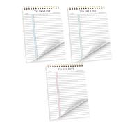 Homoyoyo Planner Giornaliero Non Datato Set da 3 Pezzi con Blocco Note Checklist Quaderno di Pianificazione Settimanale e Promemoria Organizer Compatto per Ufficio e Uso Personale