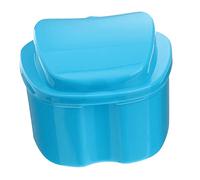 Homoyoyo Porta Dentiera in Plastica Con Scatola Per Conservazione - Custodia Compatta Per Dentiera - Ideale Per Viaggi e Uso Quotidiano 1 Pezzo