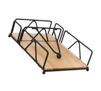 Homoyoyo Porta Tovaglioli da Tavolo in Ferro con Base Rete Nera Dispenser Carta Versatile per Cucina Sala da Pranzo Bar e Ristorante Design Elegante e Funzionale