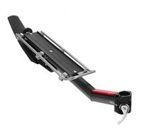 Homoyoyo Portapacchi Resistente e Staccabile per Bici in Lega di Alluminio Posteriore Nero Design Compatto Parafango, per Ciclismo Outdoor e Forniture per Biciclette