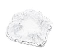 Homoyoyo Posacenere in Vetro Trasparente Stile Vintage Resistente al Vento Portatile e Compatto per Sigari e Ambienti Esterni come Uffici Bar e Terrazze Accessorio Decorativo per Fumatori