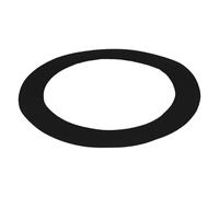 Homoyoyo Protettore Tamburo Foro Inferiore Grancassa Nero Anello Autoadesivo Accessori per Batteria e Smorzatori Percussioni Installazione Veloce