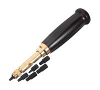 Homoyoyo Punzonatrice per Cinture con Punzoni Metallici Intercambiabili Strumenti per Forare e Creare Precisi su Pelle Cinture Scarpe e Tessuti Morbidi Kit per e Fai da Te