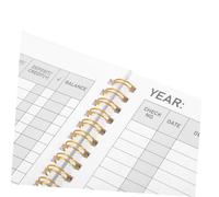 Homoyoyo Registro Contabile per Libretto Assegni Formato Tascabile Gestione Finanziaria Precisa e Durevole per Privati e Piccole Imprese Layout Intuitivo per Risparmio e Organizzazione