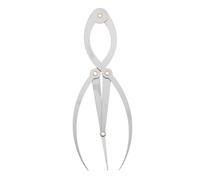 Homoyoyo Righello Per Sopracciglia in Acciaio Inossidabile - Strumento Di Precisione Per Modellare e Misurare Sopracciglia - Resistente e Facile Da Usare Ideale Per Trucco e Bellezza