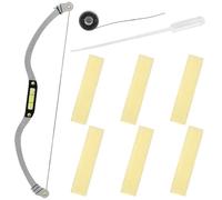 Homoyoyo Righello per Sopracciglia in Lega di Alluminio Curvo Strumento Multifunzionale per Mappare e Misurare la Forma delle Sopracciglia per Trucco Professionale e Principianti